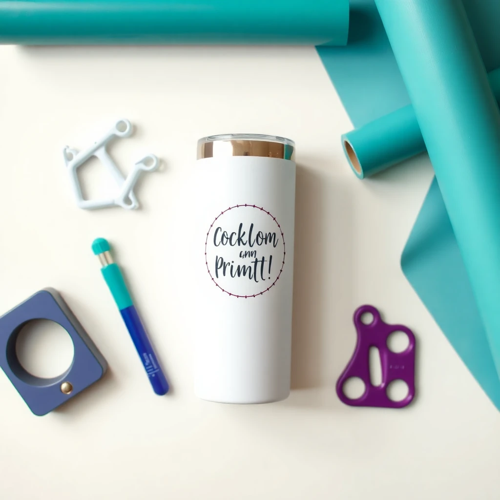 ByGrace Creations workspace — sublimation and vinyl branding studio